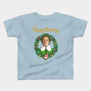 Elf Movie Holiday Art Kids T-Shirt